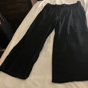 Black ASOS Wide-Leg Pants